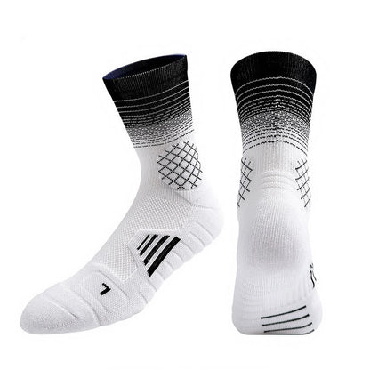 Gradient Sports Quarter Compression Socks(7 Pairs) - White&Black - EU37-45(US4-11) - image 10