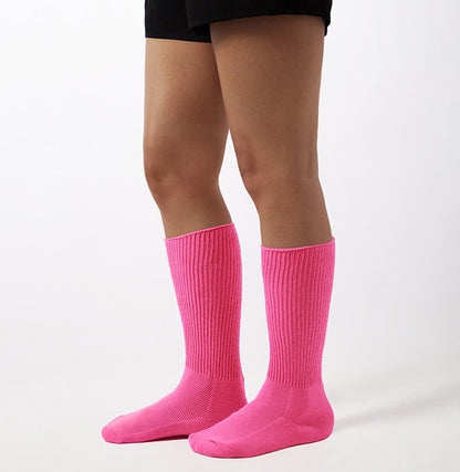 Mesh Breathable Knee-high Socks - Rose - EU36-40(US3-7) - image 14