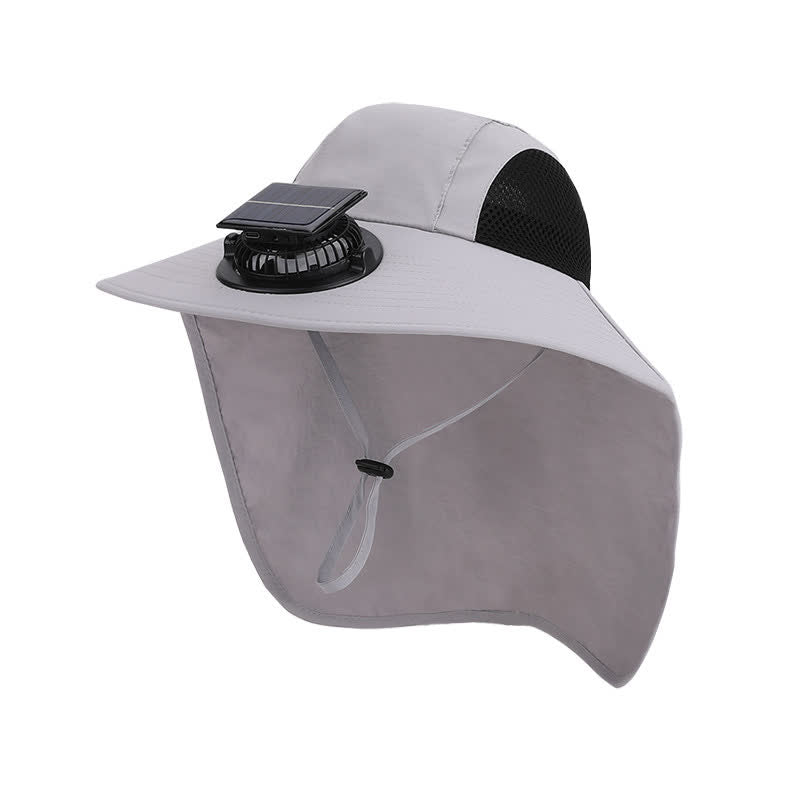 Outdoor Rechargeable Fan Breathable Bucket Hat - image 8