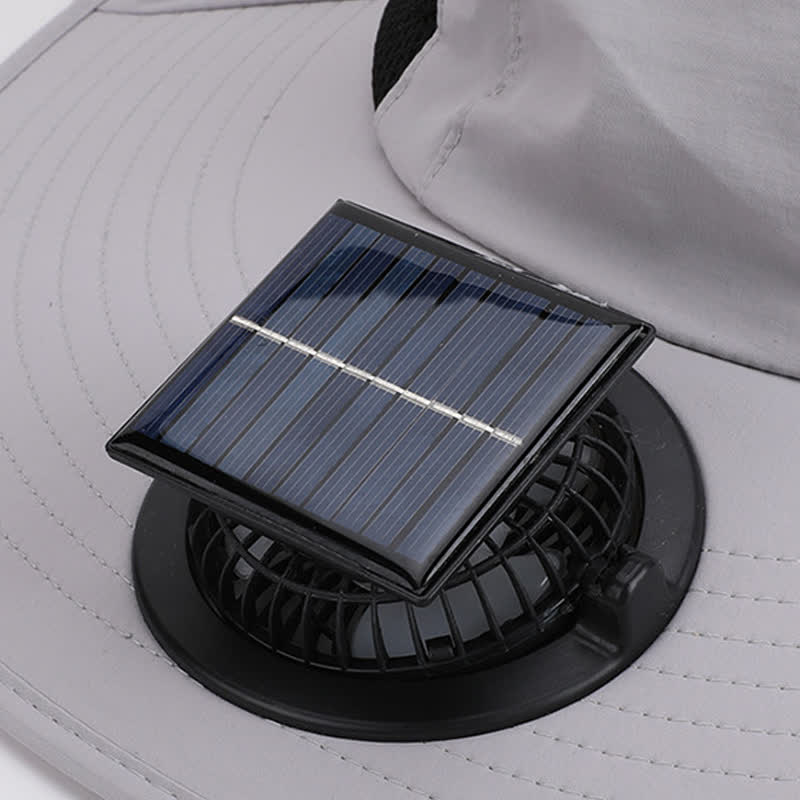 Outdoor Rechargeable Fan Breathable Bucket Hat - image 9