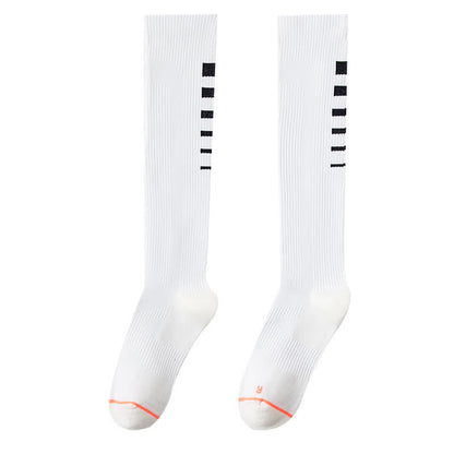 Graphics Print Compression Knee High Socks(6 Pairs) - White - EU36-40(US3-7) - image 10