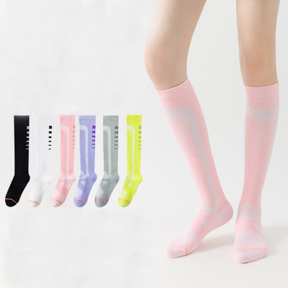 Graphics Print Compression Knee High Socks(6 Pairs) - image 0