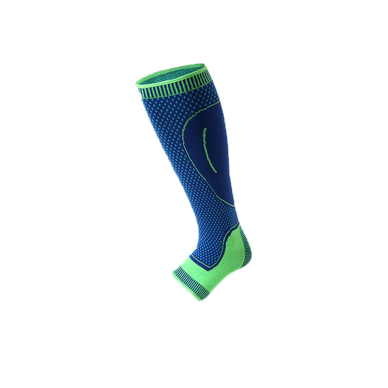 Anti-slip Sports Compression Calf Sleeves - Blue - XL - image 7