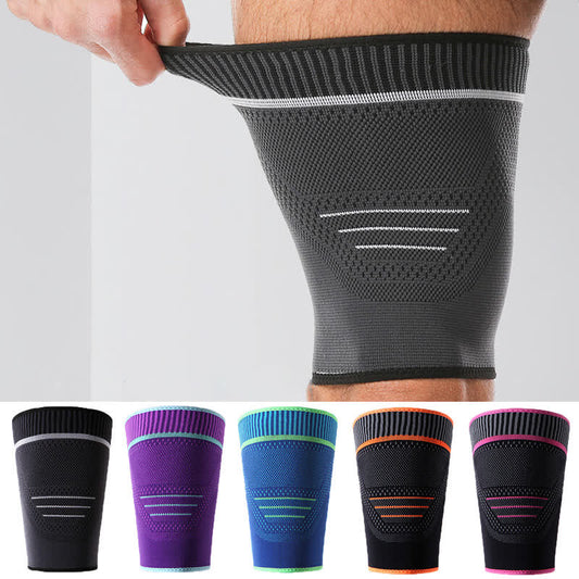 Elastic Knitted Sports Compression Thigh Sleeves - image 0