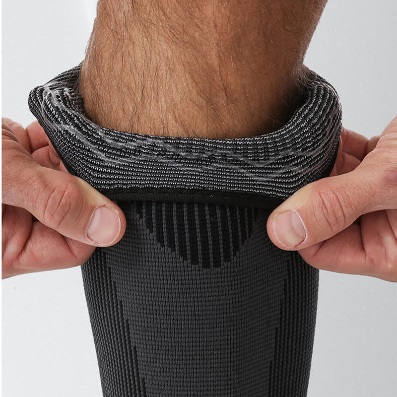 Elastic Knitted Sports Compression Calf Sleeves - image 6