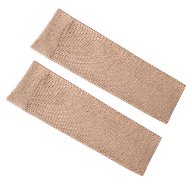 Cotton Solid Color High Elastic Calf Sleeves(2 Pairs) - image 11