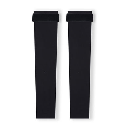 Lightweight Seamless Stirrup Leg Sleeves with Strap - Black - XL - image 7