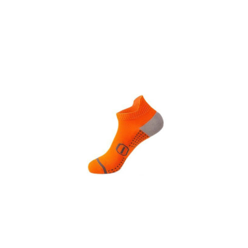 Graphics Print Cotton Sports  Ankle Compression Socks(6 Pairs) - Orange - EU39-44(US6-10) - image 5