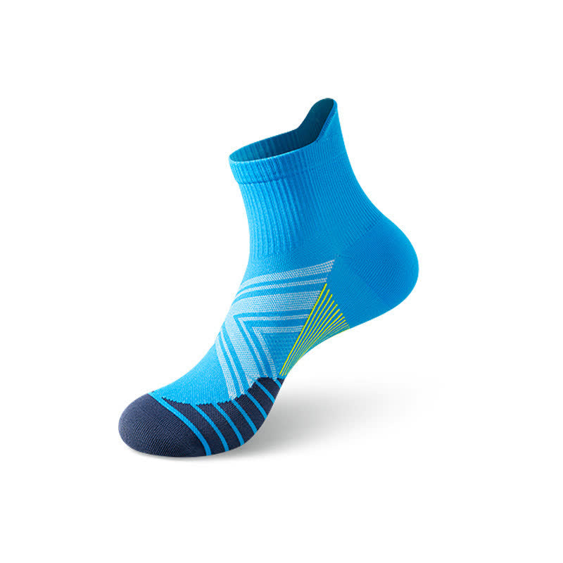 Quick-drying Thin Running Ankle Compression Socks(5 Pairs) - Blue - EU39-44(US6-10) - image 4