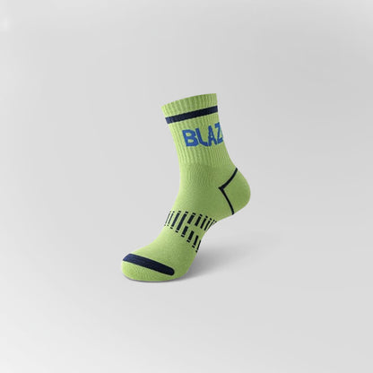 Letter Print Sports Ankle Compression Socks(5 Pairs) - Green - EU38-45(US5-11) - image 5