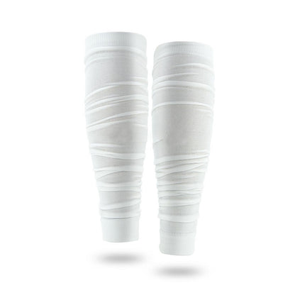 Outdoor Ruched Compression Calf Sleeves - White - One Size - image 5