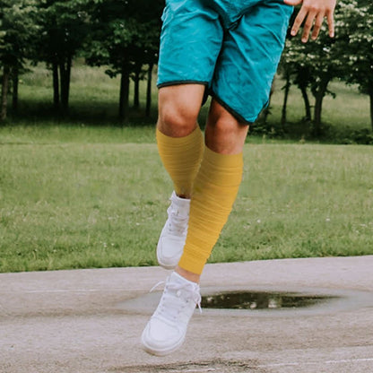 Outdoor Ruched Compression Calf Sleeves - image 3