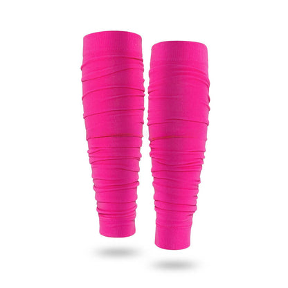 Outdoor Ruched Compression Calf Sleeves - Rose - One Size - image 15