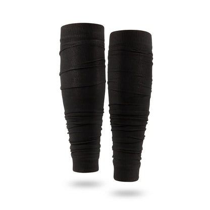 Outdoor Ruched Compression Calf Sleeves - Black - One Size - image 6
