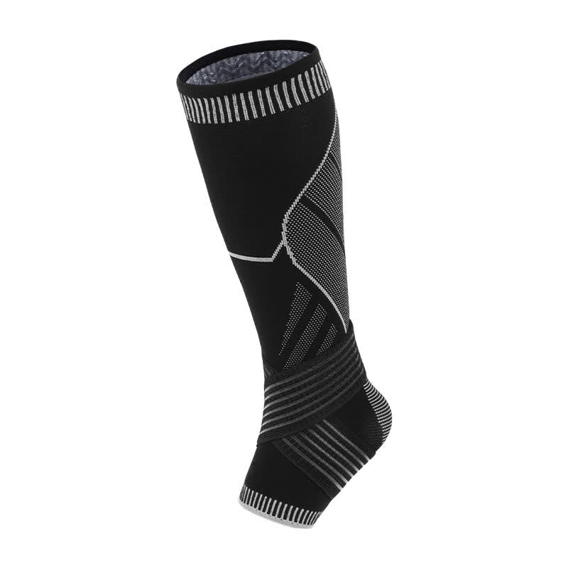 Non-slip Strap Compression Calf Ankle Sleeves - Black - XL - image 5