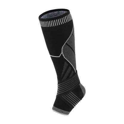 Non-slip Strap Compression Calf Ankle Sleeves - Black - XL - image 5