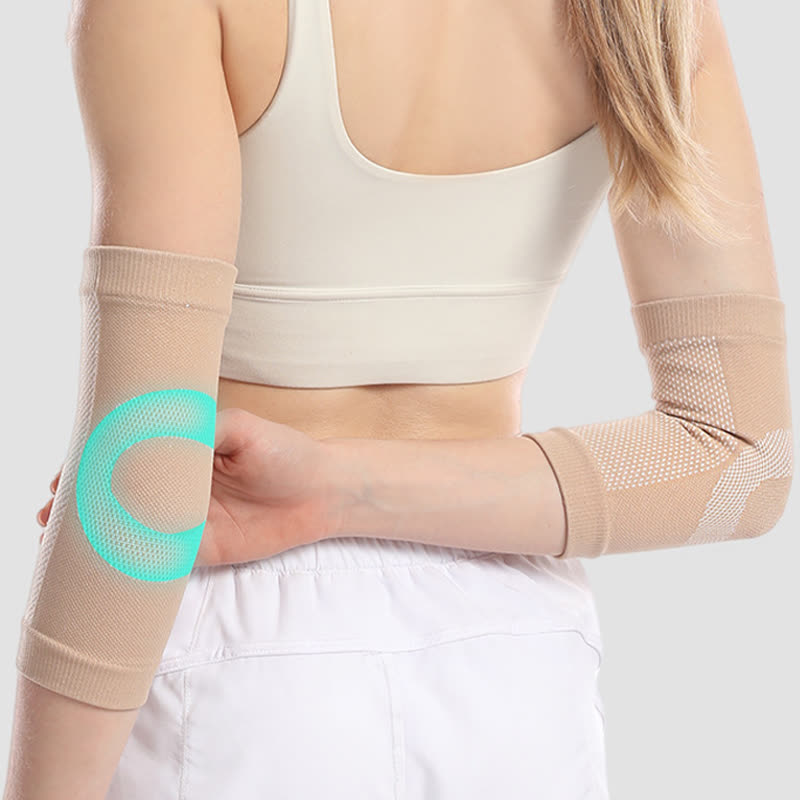Breathable High Elastic Sports Arm Elbow Sleeves - image 6