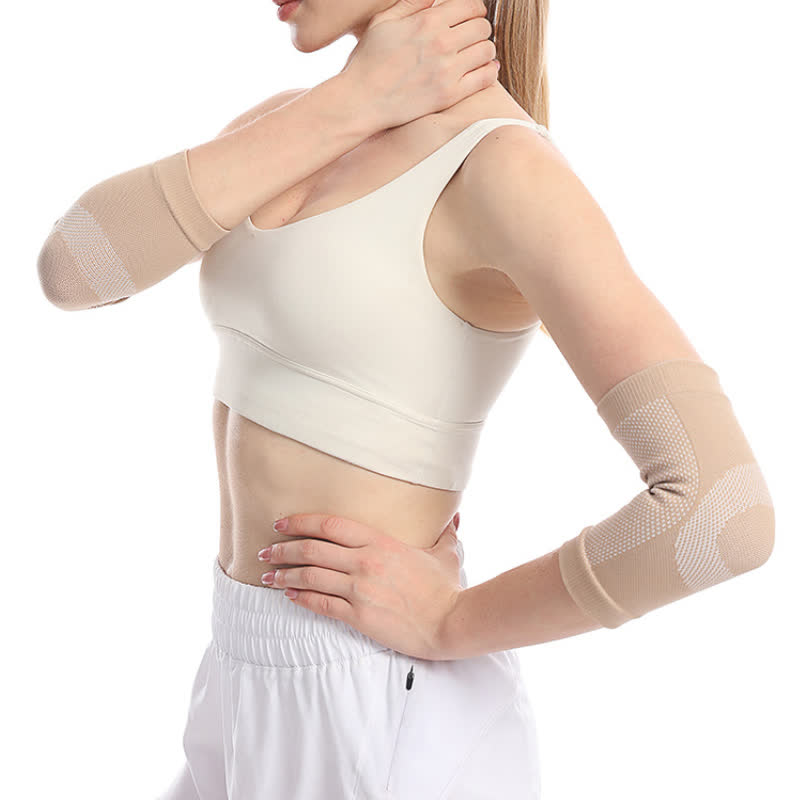 Breathable High Elastic Sports Arm Elbow Sleeves - image 7