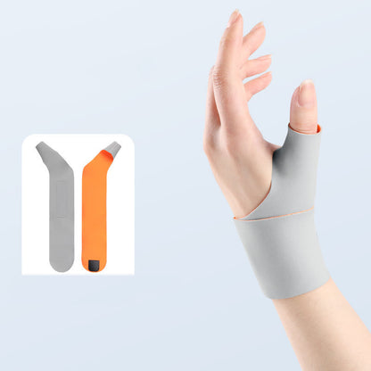 Ultra-thin Sports Compression Thumb Wrist Sleeve - Grey - One Size - image 9