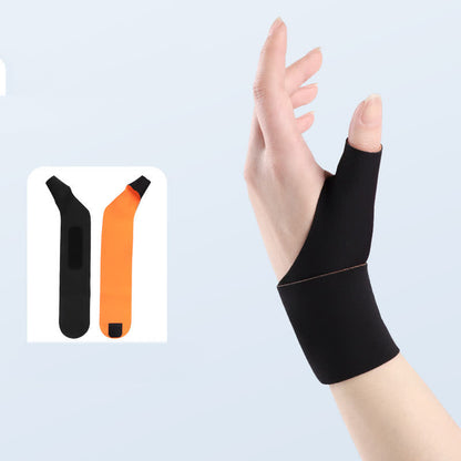 Ultra-thin Sports Compression Thumb Wrist Sleeve - Black - One Size - image 12