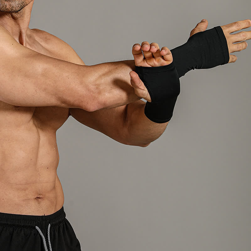 Lightweight Breathable Sports Compression Wrist Sleeve - Black - XL - image 2