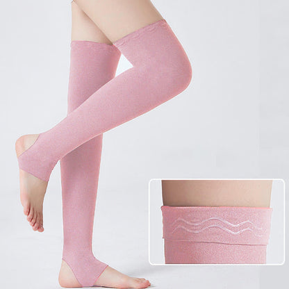 Stirrup Compression Thigh Sleeves - Pink - XL - image 4