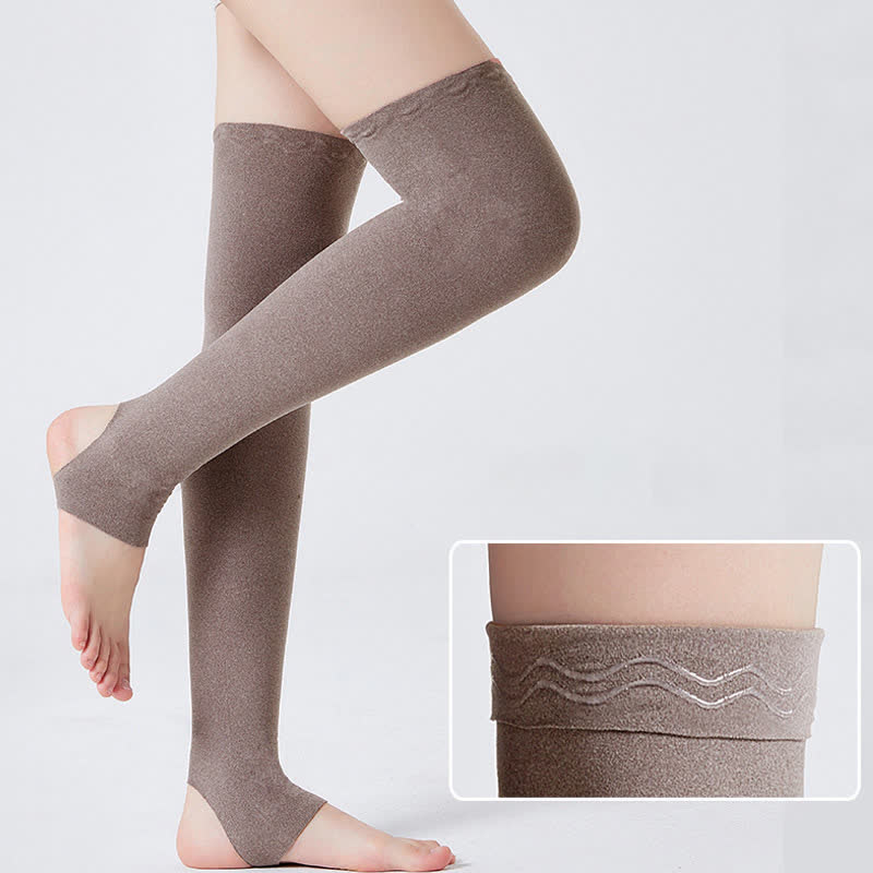 Stirrup Compression Thigh Sleeves - Camel - XL - image 1