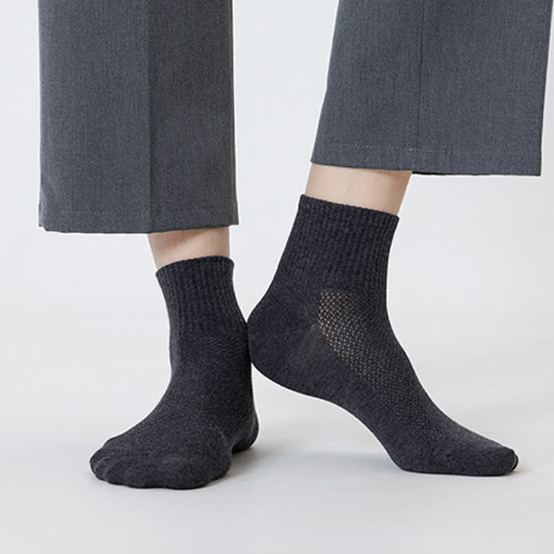 Pure Cotton Mesh Thin Breathable Ankle Socks(7 Pairs) - image 4