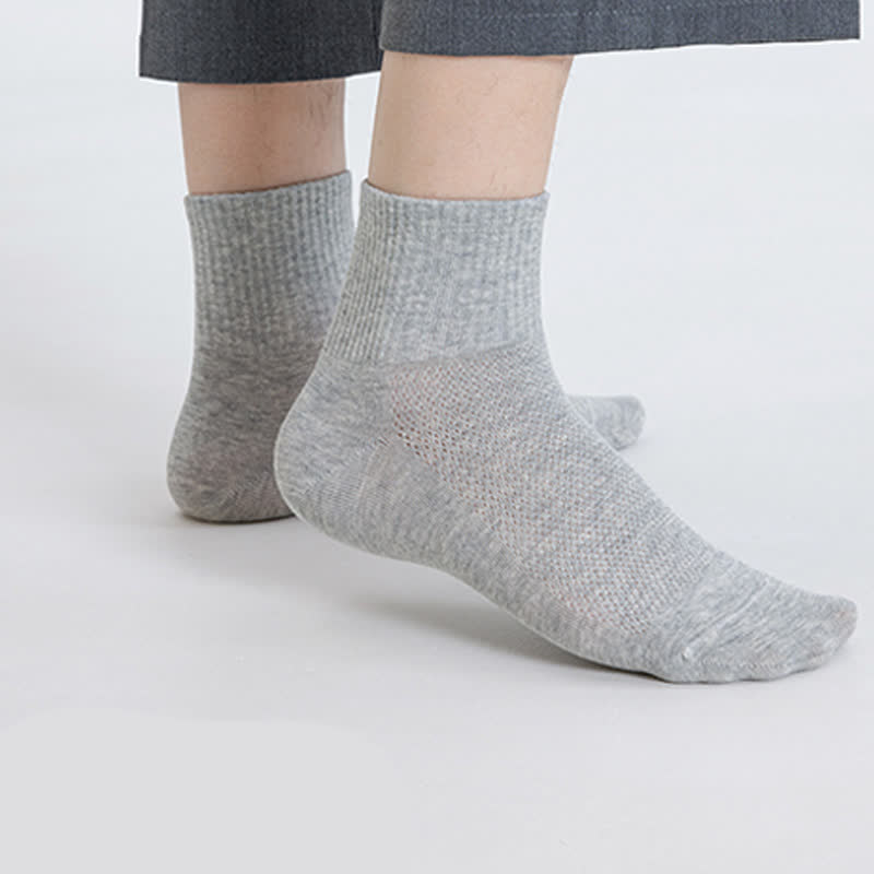 Pure Cotton Mesh Thin Breathable Ankle Socks(7 Pairs) - image 12