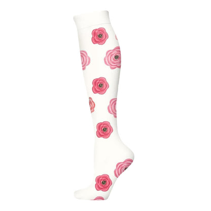Blooming Flowers Series Compression Socks(6 Pairs) - White-A - S/M - image 9
