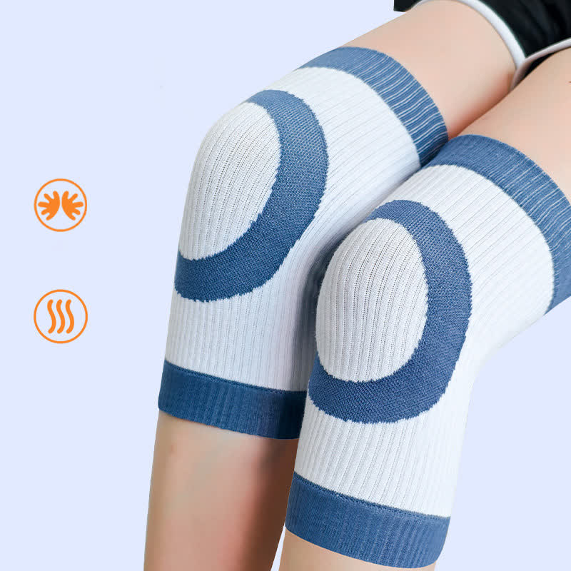 Circle Print Elastic Knee Pads - image 2