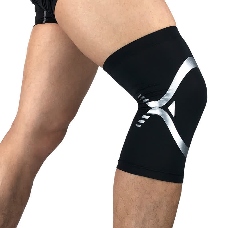 Breathable Elastic Compression Sports Knee Pads - image 2