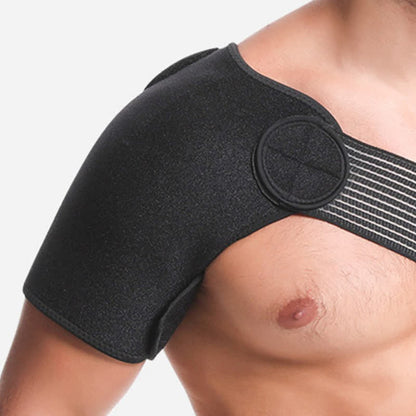 Black Adjustable Elastic Shoulder Brace - image 4