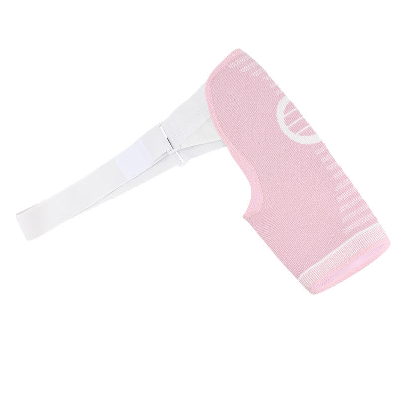 High Elastic Adjustable Compression Shoulder Brace - Pink - L/XL - image 5