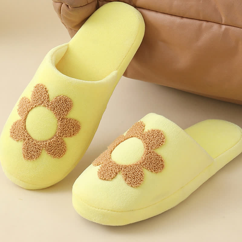 Plus Size Cute Floral Print Slippers - image 6
