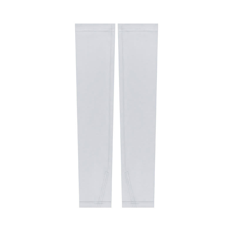 Elastic Breathable Outdoor Sun Protection Arm Sleeves - Grey - XL - image 5