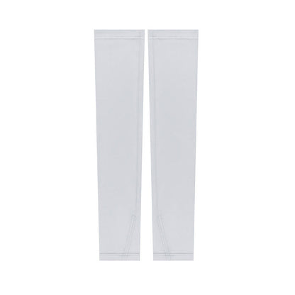 Elastic Breathable Outdoor Sun Protection Arm Sleeves - Grey - XL - image 5