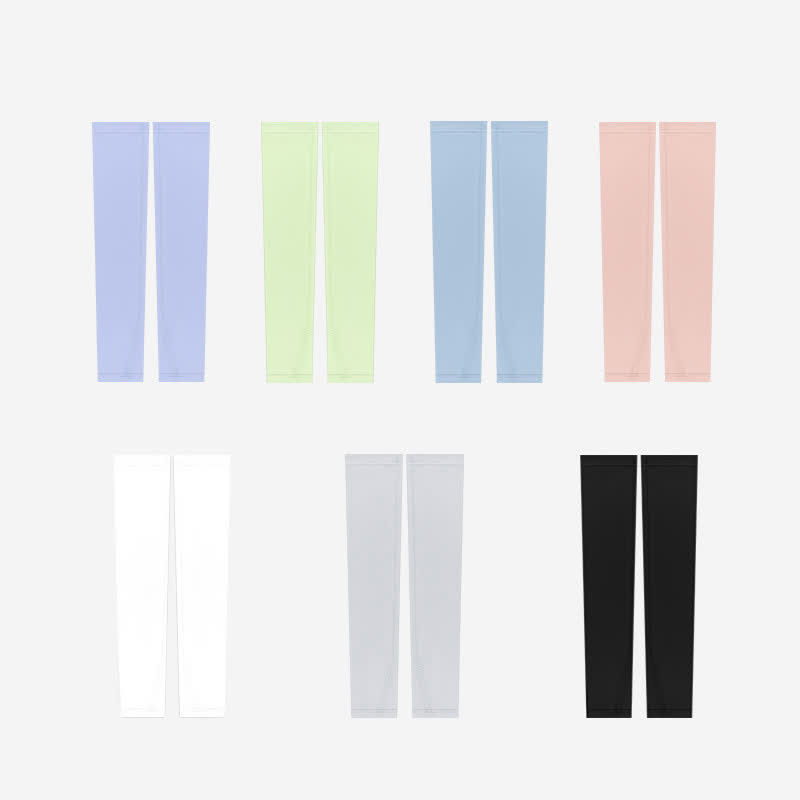 Elastic Breathable Outdoor Sun Protection Arm Sleeves - image 1