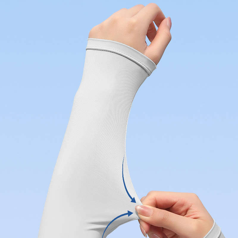 Outdoor Sports Sun Protection Ice Silk Arm Sleeves - image 8