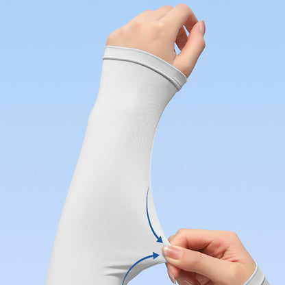 Outdoor Sports Sun Protection Ice Silk Arm Sleeves - image 8