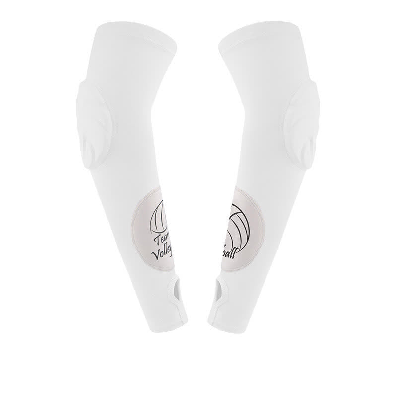 Finger Loop Sports Arm Compression Sleeve - White - XL - image 8