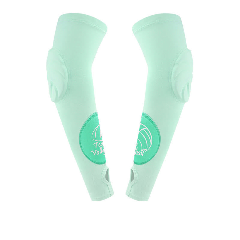 Finger Loop Sports Arm Compression Sleeve - Green - XL - image 13
