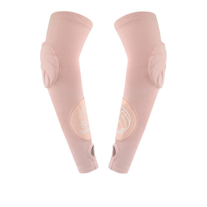 Finger Loop Sports Arm Compression Sleeve - Pink - XL - image 9