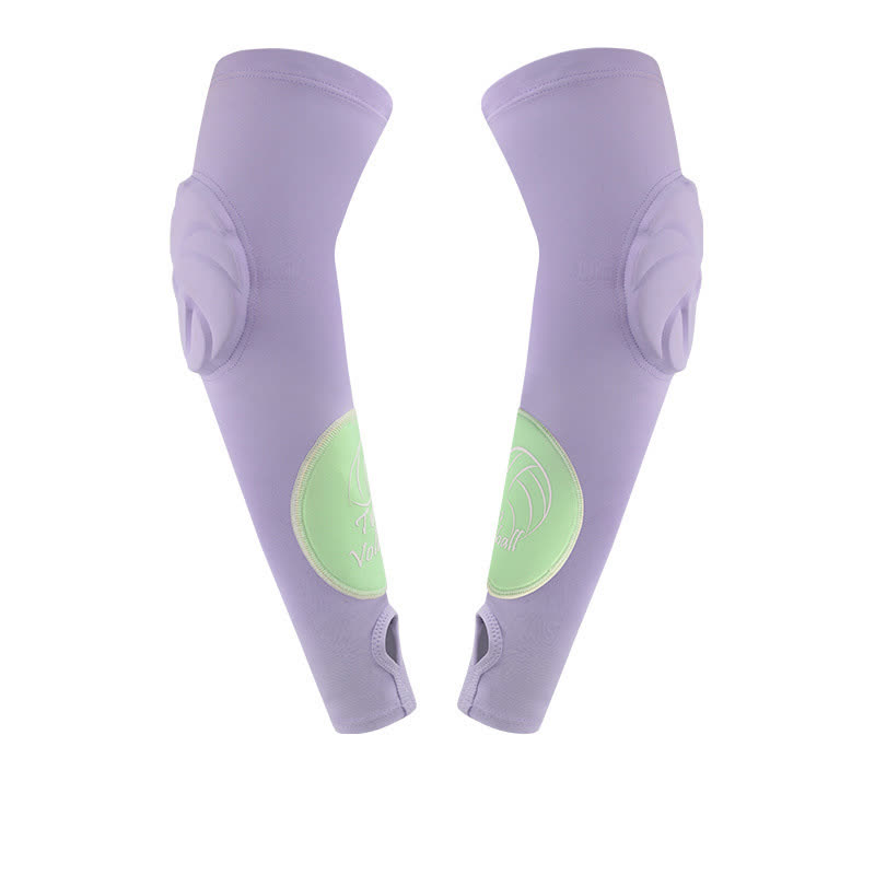 Finger Loop Sports Arm Compression Sleeve - Purple - XL - image 7
