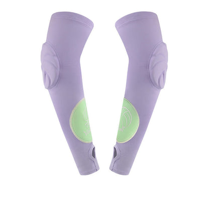 Finger Loop Sports Arm Compression Sleeve - Purple - XL - image 7