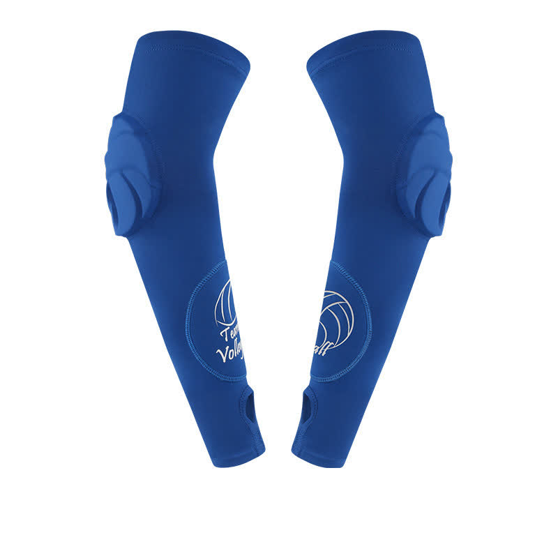 Finger Loop Sports Arm Compression Sleeve - Blue - XL - image 12