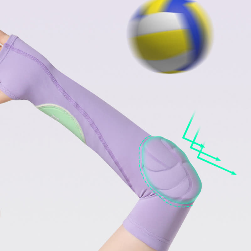 Finger Loop Sports Arm Compression Sleeve - image 4