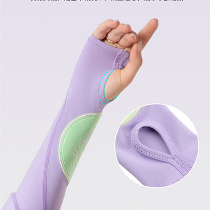 Finger Loop Sports Arm Compression Sleeve - image 2