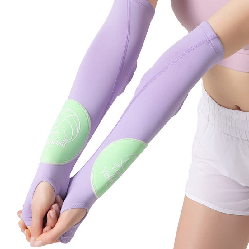 Finger Loop Sports Arm Compression Sleeve - image 6