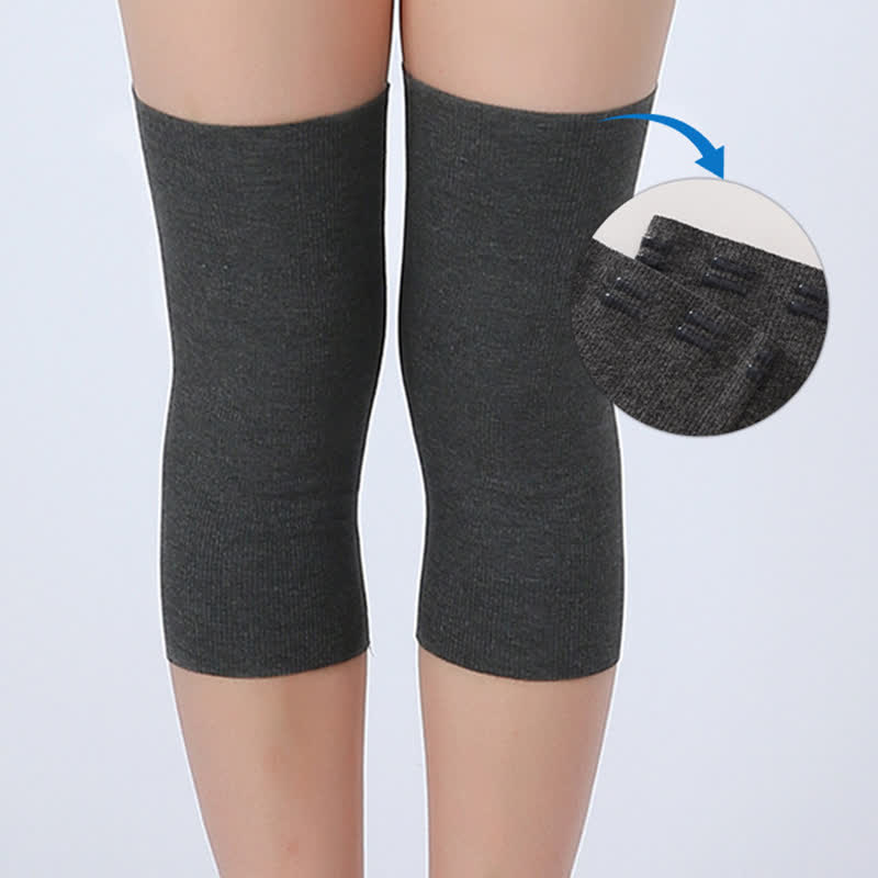 Modal Anti-slip Knee Sleeves - Dark Grey - XL - image 3